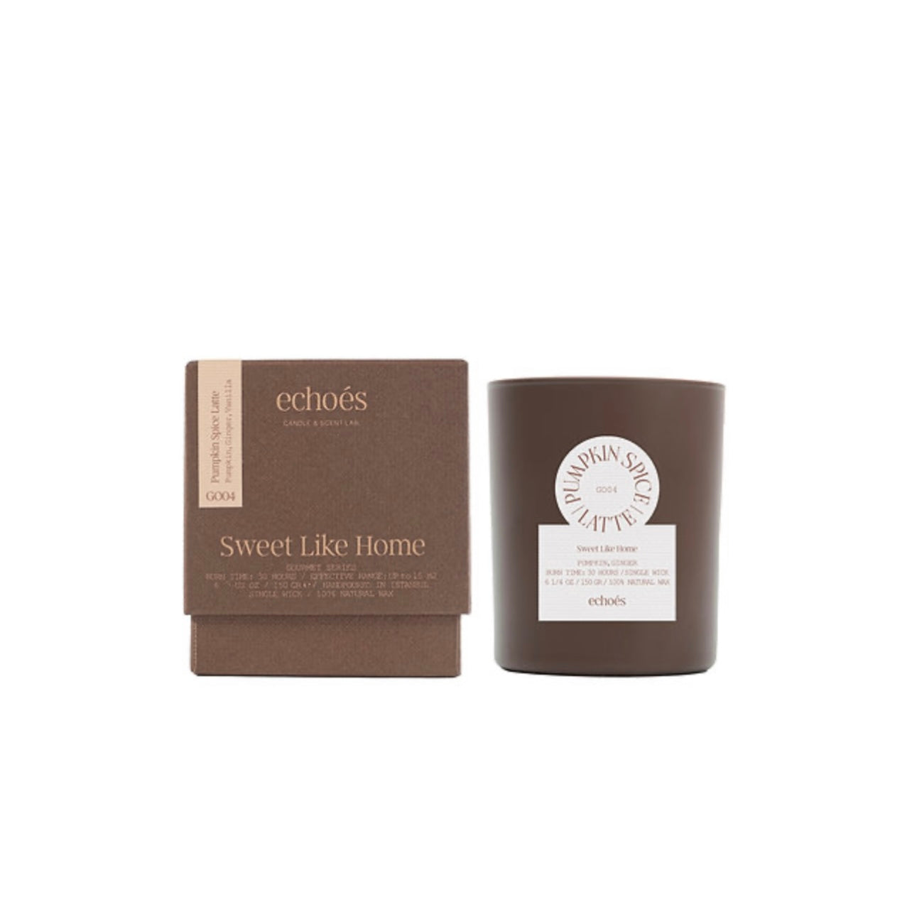 נר קטן PUMPKIN SPICE LATTE (150 GR)