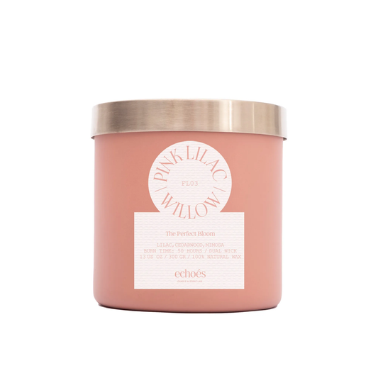 נר בינוני PINK LILACH & WILLOW (300 GR)